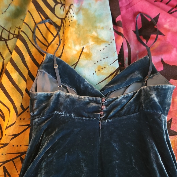 Betsey Johnson Vintage Velvet Baby Doll Dress - Picture 3 of 6